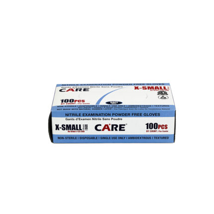 GLOVES NITRILE BLUE X-SMALL RT